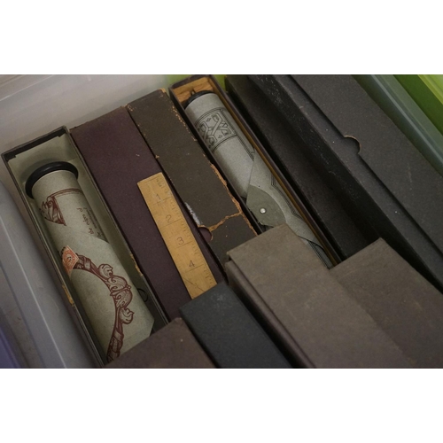 183 - Large collection of vintage piano / pianola music rolls, featuring boxed examples (3 boxes)