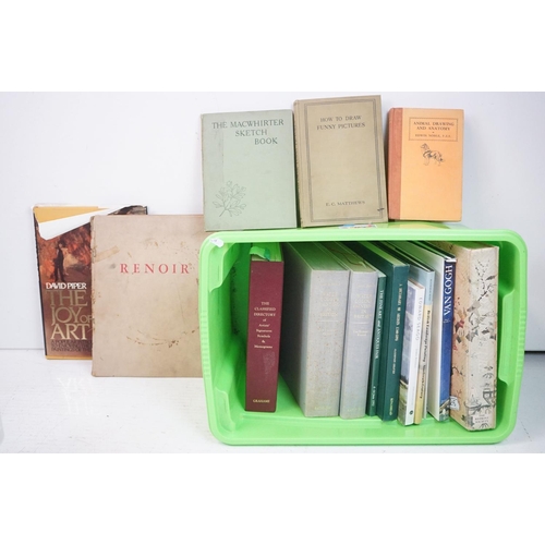212 - Collection of art related books, to include books relating to Van Gogh, Edward Seago, Renoir, The Ma... 