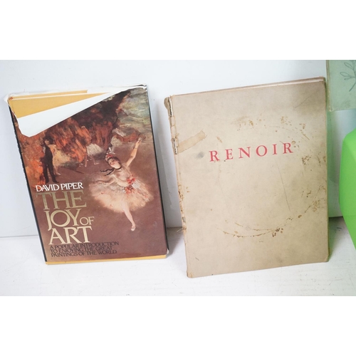 212 - Collection of art related books, to include books relating to Van Gogh, Edward Seago, Renoir, The Ma... 