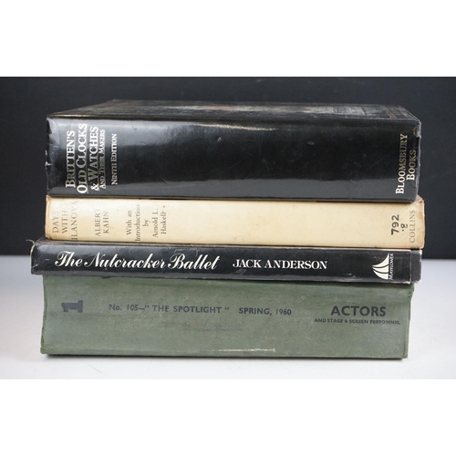 213 - Collection of books, mainly ballet and theatre related together with assorted ephemera including the... 