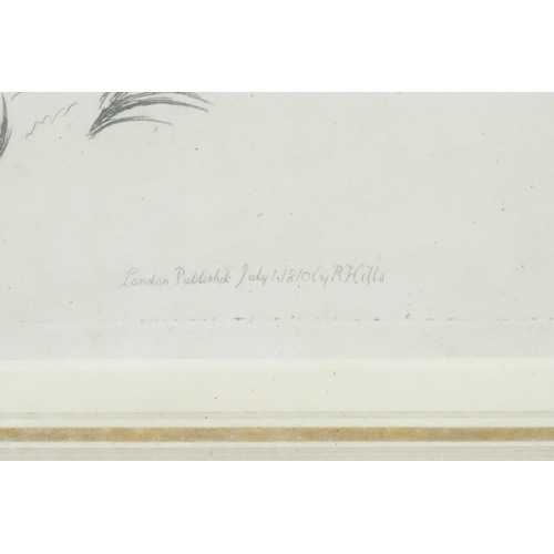 221 - English School, castle with figures and ships in the foreground, watercolour, 10.5 x 17.5cm and R.Hi... 