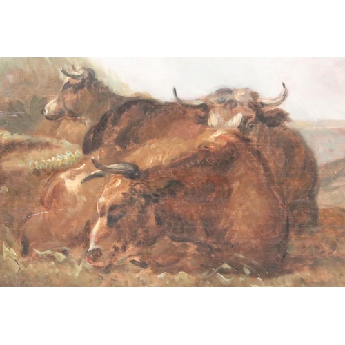 226 - Attributed to Thomas Barker of Bath (1769 - 1847), ' The cattle drover ', study of a young man and c... 