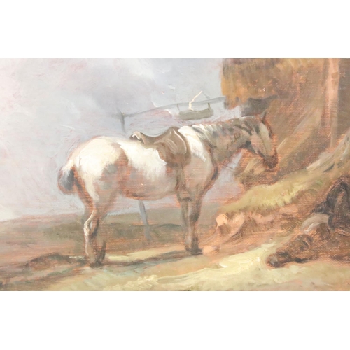 226 - Attributed to Thomas Barker of Bath (1769 - 1847), ' The cattle drover ', study of a young man and c... 