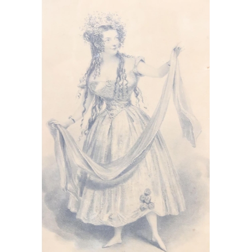 227 - Hermann Winterhalter (1808- 1891), portrait of a girl, aquatint, 27.5 x 23cm, gilt framed, Mrs Wayle... 