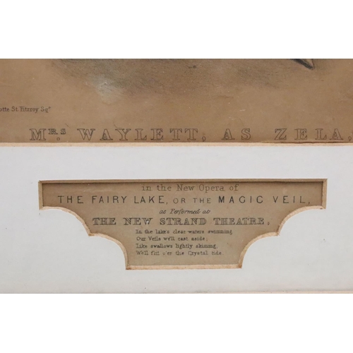 227 - Hermann Winterhalter (1808- 1891), portrait of a girl, aquatint, 27.5 x 23cm, gilt framed, Mrs Wayle... 