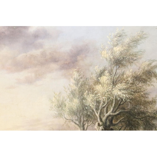 231 - Thomas Sidney Cooper (1803 - 1902), study of cattle and sheep against a landscape scene, oil on canv... 