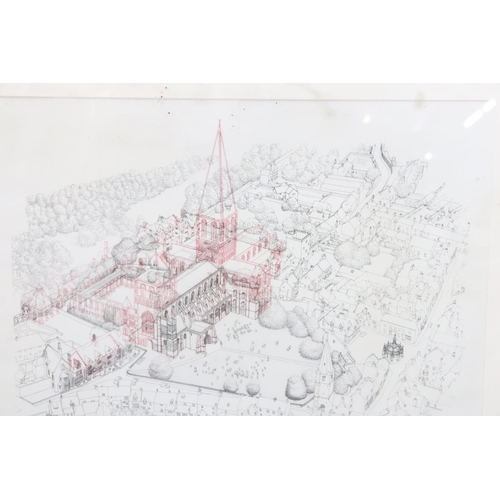 232 - Smuggling scene, hand coloured engraving, 30 x 60cm, framed and glazed and a quantity of pictures an... 