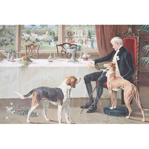 232 - Smuggling scene, hand coloured engraving, 30 x 60cm, framed and glazed and a quantity of pictures an... 