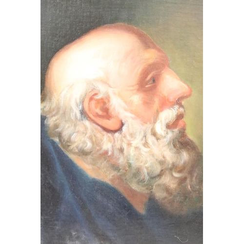234 - Continental School, portrait of a bearded man, oil on canvas, 36 x 29cm, gilt framed