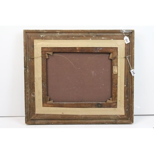 248 - Thomas Sidney Cooper (1803 - 1902), study of sheep by a shelter, oil on canvas, signed and dated 187... 