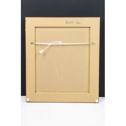 257 - After Andrea Del Sarto, Head of Saint John the Baptist, print, 24 x 17cm, gilt framed