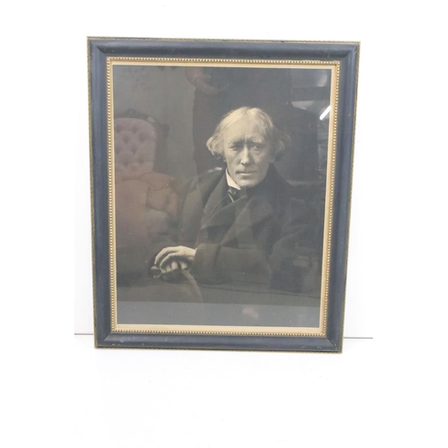 259 - English School, portrait of Sir Henry Irving (christened John Henry Brodribb), oil on panel, 23 x 16... 