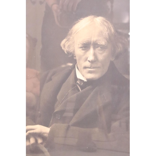 259 - English School, portrait of Sir Henry Irving (christened John Henry Brodribb), oil on panel, 23 x 16... 