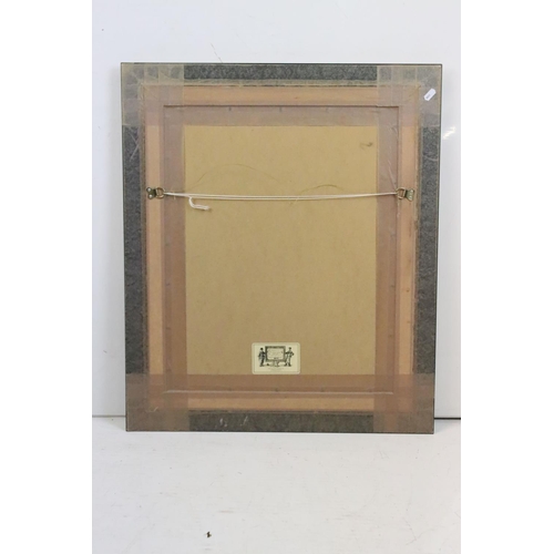 260 - After Thomas Gainsborough, ' Mrs Siddons ', three quarter length portrait of Sarah Siddons, charcoal... 