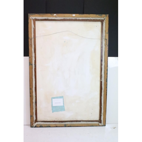 261 - 20th century, portrait of a seated gentleman, oil on canvas, 146 x 96.5cm, framed