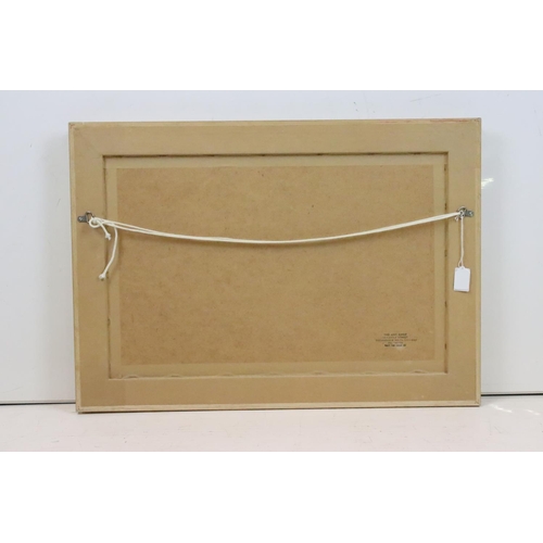 269 - English School, figures by a bridge amongst the trees, frame inscribed ' Snuff Mill Bridge, Stapleto... 