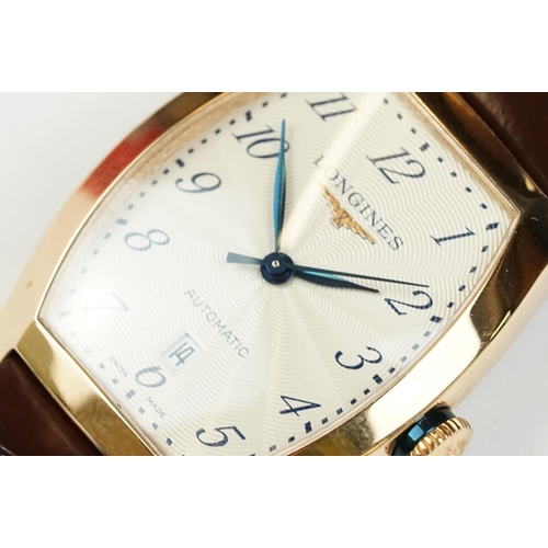 Longines A new and unworn Longines Evidenza 18ct rose gold