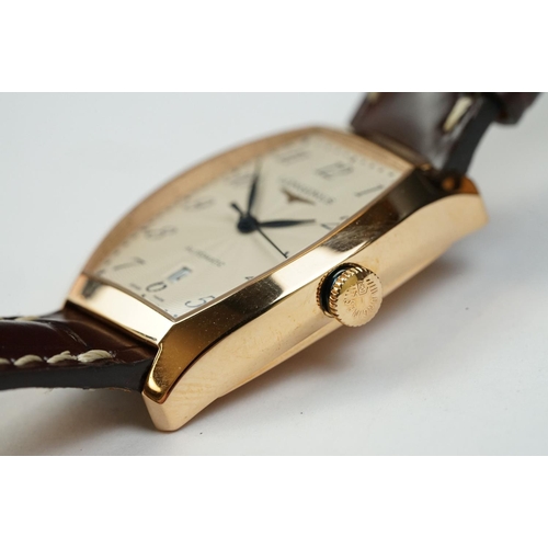 Longines evidenza rose discount gold