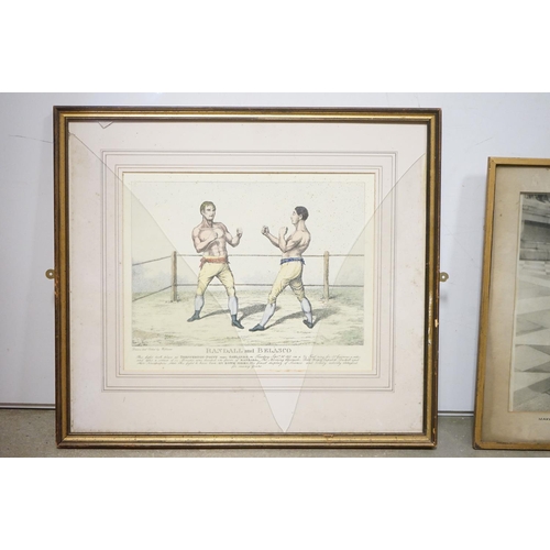 263 - Collection of approximately Sixteen Pictures and Prints including a Pair of After C R Ryley Boxing E... 