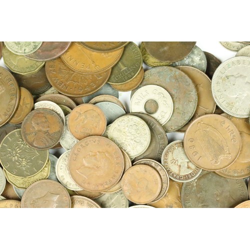 616 - A small collection of British pre decimal and foreign coins to include pre decimal silver, roman and... 