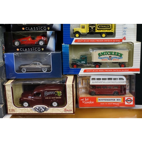 1247 - Collection of 32 boxed diecast models to include examples from Corgi, Dinky, Solido, American Highwa... 