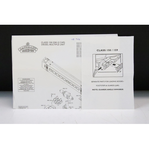 1 - Boxed Bachmann OO gauge 31501 158 DMU 2 Car Unit Scot Rail Set