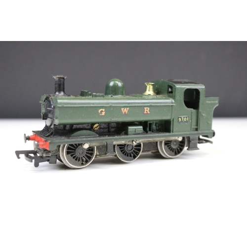 100 - Seven Hornby OO gauge locomotives to include Mallard, 2-6-2 BR 6156, St Lawrence 30934 etc