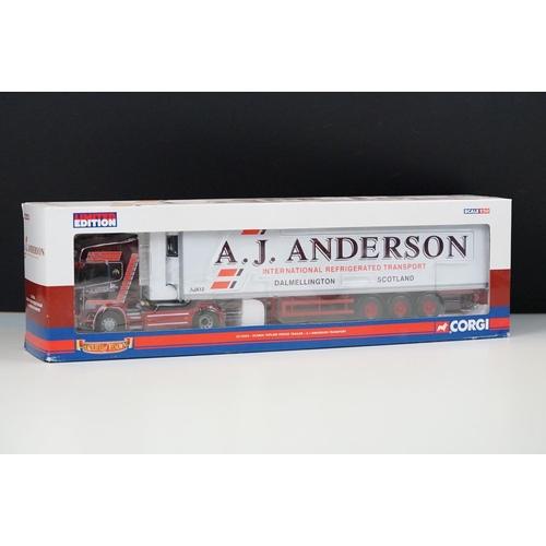 1001 - Eight boxed ltd edn 1/50 Corgi Hauliers Of Renown diecast models to include CC13804 A. Howe & Sons L... 