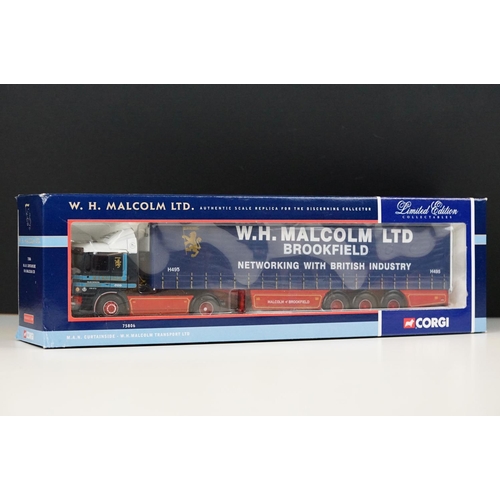 1002 - Eight boxed ltd edn 1/50 Corgi haulage diecast models to include 74902 A.J.A Smith Transport Ltd, 76... 