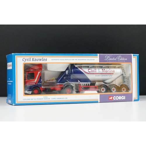 1004 - Seven boxed ltd edn 1/50 Corgi haulage diecast models to include CC12201 A.Wishart & Sons Ltd, 75702... 