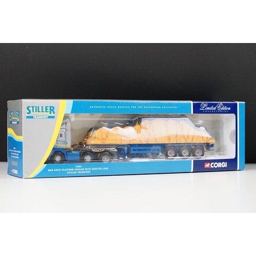 1004 - Seven boxed ltd edn 1/50 Corgi haulage diecast models to include CC12201 A.Wishart & Sons Ltd, 75702... 