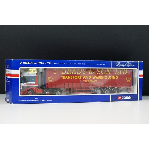 1005 - Seven boxed ltd edn 1/50 Corgi haulage diecast models to include CC12001 John Mitchell Transport, 76... 