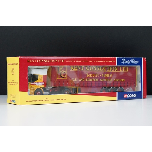 1006 - Eight boxed ltd edn 1/50 Corgi haulage diecast models to include 75604 Kent Connection Ltd, CC12223 ... 