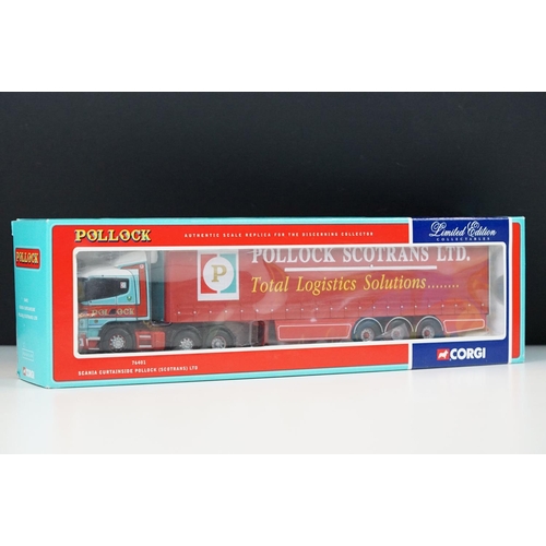 1006 - Eight boxed ltd edn 1/50 Corgi haulage diecast models to include 75604 Kent Connection Ltd, CC12223 ... 