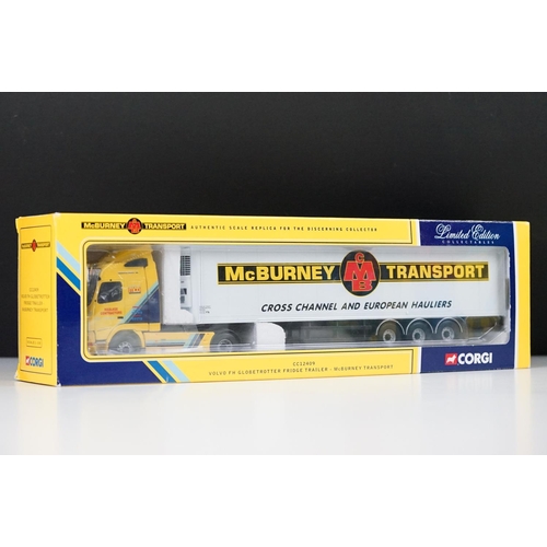 1006 - Eight boxed ltd edn 1/50 Corgi haulage diecast models to include 75604 Kent Connection Ltd, CC12223 ... 