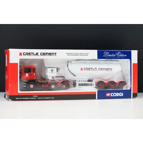 1008 - Ten boxed ltd edn 1/50 Corgi haulage diecast models to include CC12402 Owens (Road Services) Ltd, CC... 