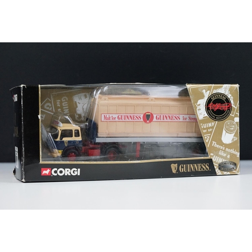 1009 - 17 Boxed Corgi Classics diecast model trucks to include 6 x Guinness (55801 ltd edn, 22504 ltd edn, ... 