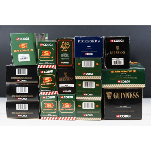 1009 - 17 Boxed Corgi Classics diecast model trucks to include 6 x Guinness (55801 ltd edn, 22504 ltd edn, ... 