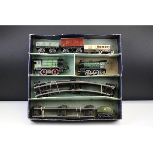 101 - Ten O gauge locomotives to include KBN Karl Bub Nurenburg L&NWR 4-2-0 with tender and 9 x Hornby fea... 