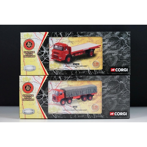 1013 - 15 Boxed Corgi Classics diecast models to include 8 x British Road Services (23901, 11803, CC11602, ... 