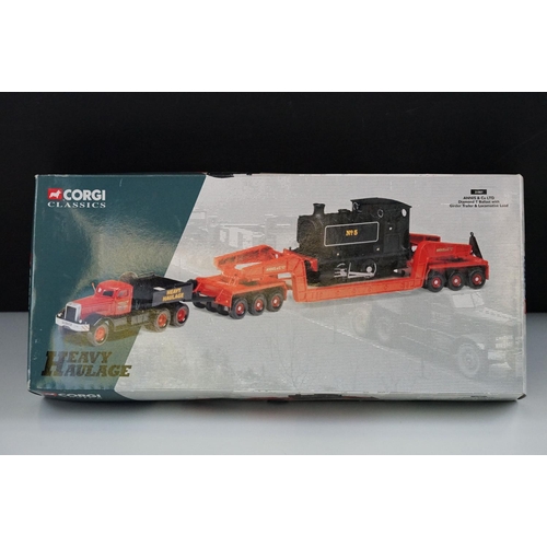 1014 - Five boxed ltd edn Corgi Classics Heavy Haulage 1/50 diecast models to include CC12002 Cadzow Heavy ... 