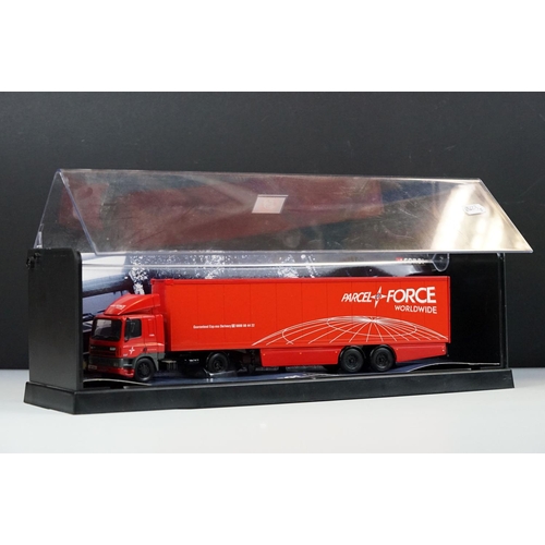 1015 - Three cased Corgi modern trucks 1/50 diecast models to include 75502 Royal Mail (with outside plasti... 