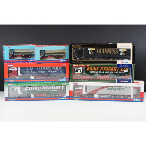 1019 - Seven boxed Corgi ltd edn Hauliers Of Renown 1/50 diecast models to include CC13421 Sloan Transport,... 