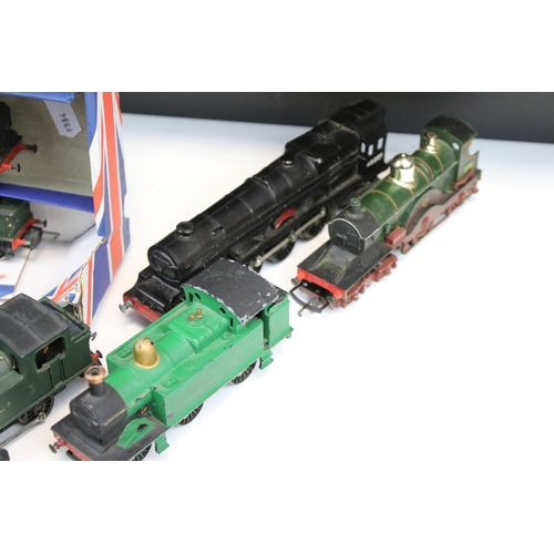 102 - 14 OO gauge locomotives to include Triang Princess Elizabeth, Hornby Triang Dock Authority, diecast ... 