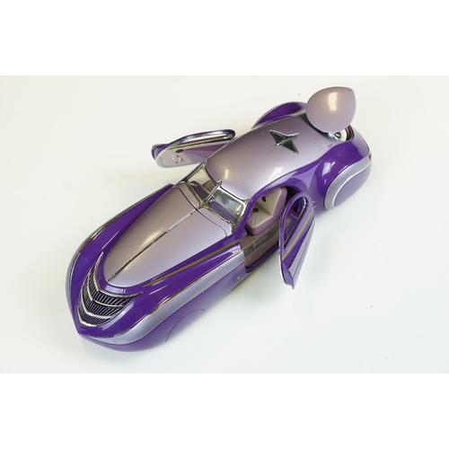 1029 - Two Franklin Mint Precision Models diecast models to include 1939 Duesenberg Coupe Simone in purple ... 