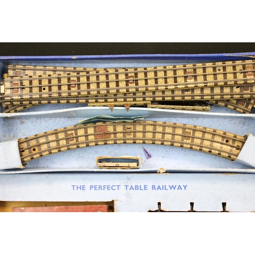 103 - Quantity of Hornby Dublo model railway contained within 4 x boxed sets, include 4 x locomotives feat... 