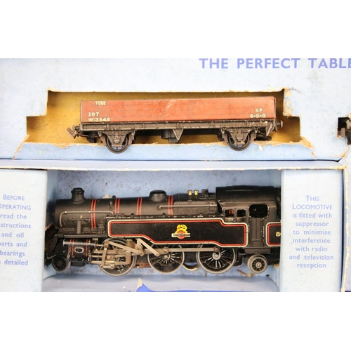 103 - Quantity of Hornby Dublo model railway contained within 4 x boxed sets, include 4 x locomotives feat... 