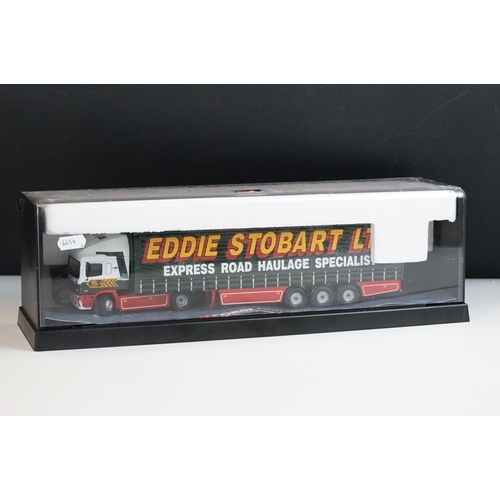 1032 - Four cased Corgi 1/50 Modern Trucks diecast models to include 75501 Parcelforce, 75502 Royal Mail, 7... 