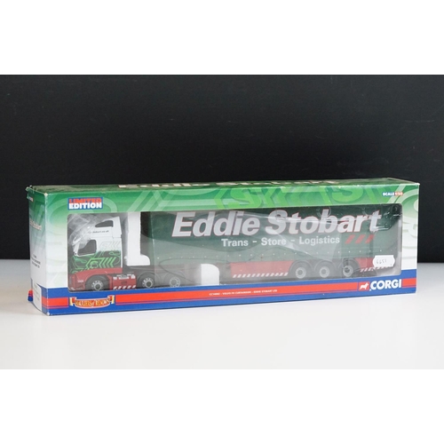 1033 - Five boxed Corgi ltd edn 1/50 diecast haulage models to include 3 x Eddie Stobart (2 x Hauliers of R... 