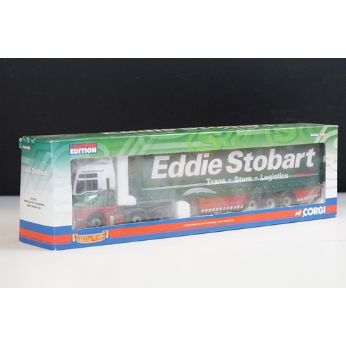 1033 - Five boxed Corgi ltd edn 1/50 diecast haulage models to include 3 x Eddie Stobart (2 x Hauliers of R... 